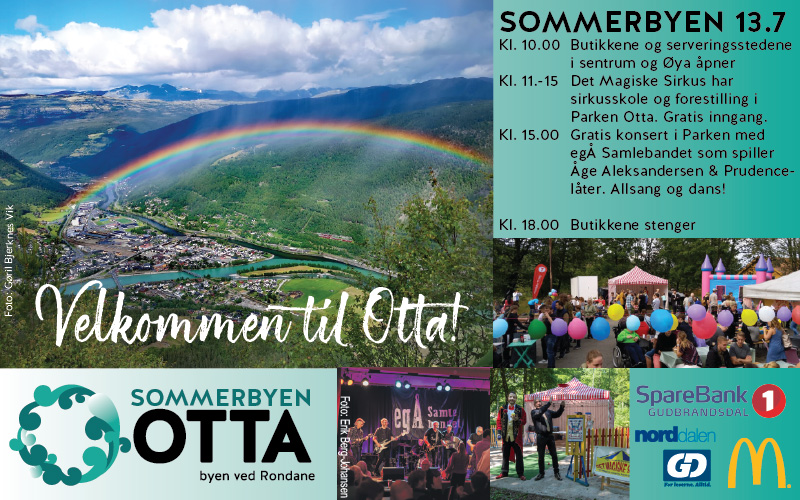 Sommerlørdag 13. juli 2024